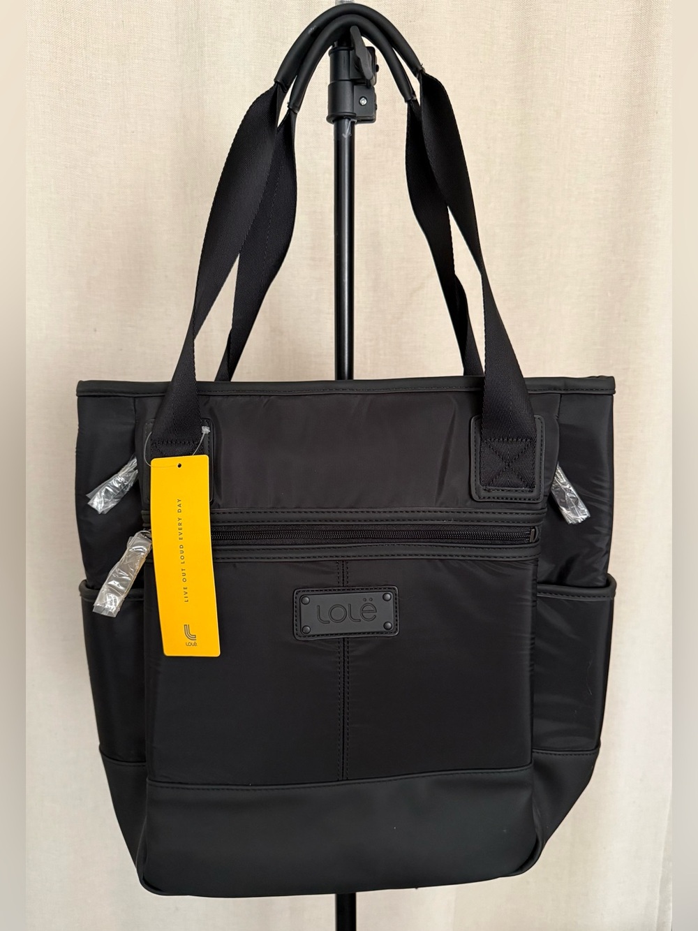 Lole Lily Tote Bag - Black - NWT